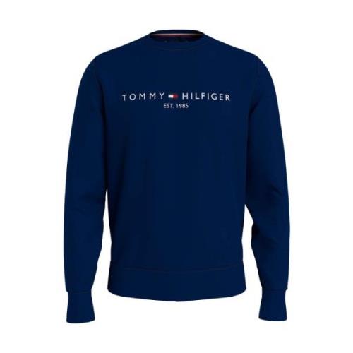 Tommy Hilfiger Crew Neck Sweatshirt Blue, Herr