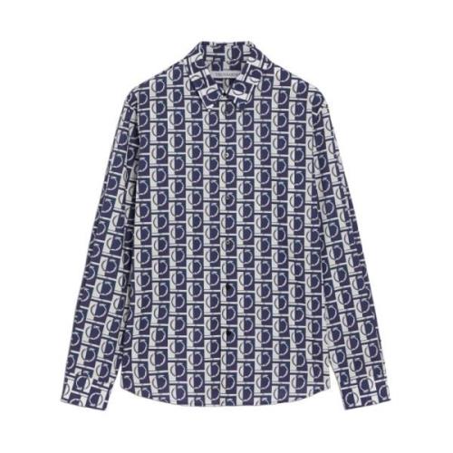 Trussardi Casual Shirts Blue, Herr