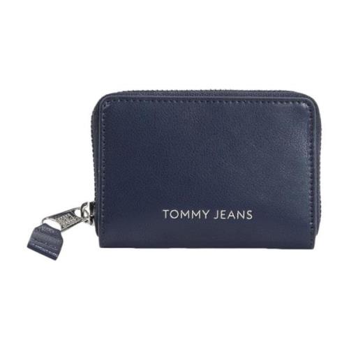 Tommy Jeans Dragkedja Plånbok Blue, Dam