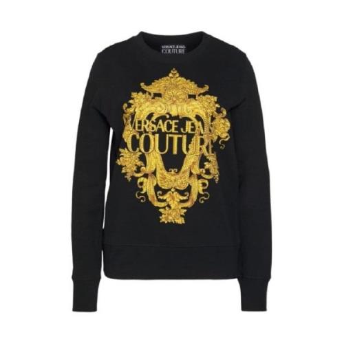 Versace Jeans Couture Crew Neck Sweatshirt Black, Dam