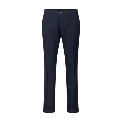 Mason's Bekväma bomulls chino byxor Blue, Herr