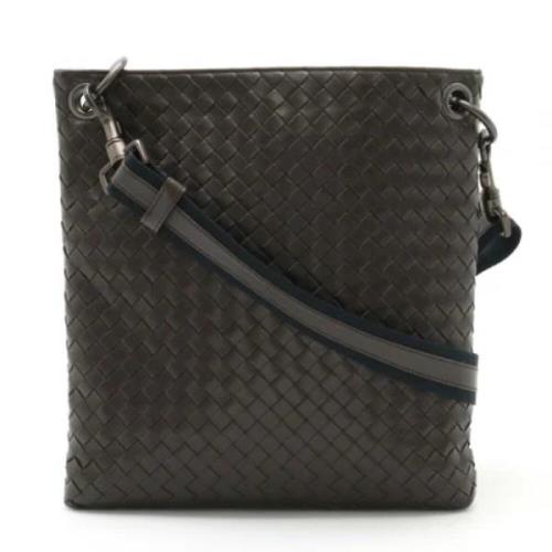 Bottega Veneta Vintage Pre-owned Laeder axelremsvskor Black, Dam