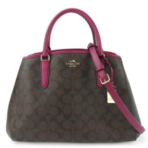 Coach Pre-owned Pre-owned Tyg handvskor Brown, Dam