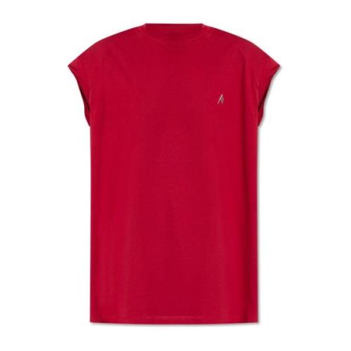 The Attico T-shirt med avtagbara kuddar Red, Dam