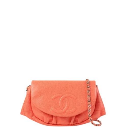 Chanel Vintage Pre-owned Laeder plnbcker Pink, Dam