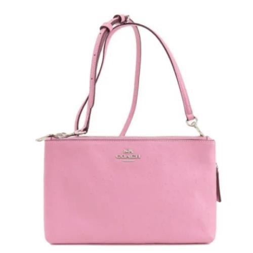 Coach Pre-owned Pre-owned Laeder axelremsvskor Pink, Dam