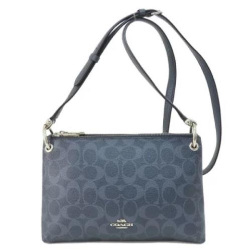 Coach Pre-owned Pre-owned Plast axelremsvskor Blue, Dam