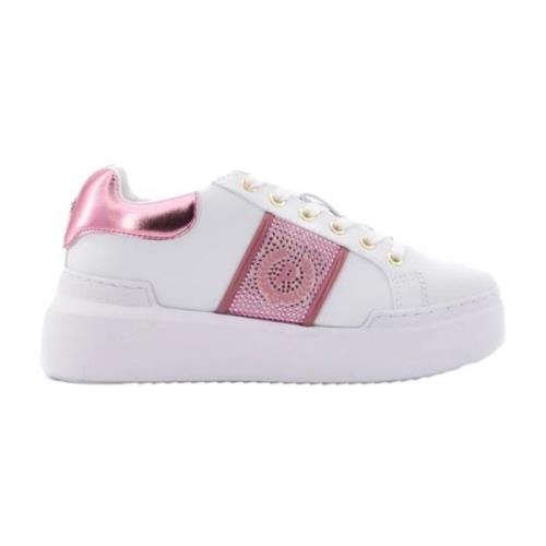 Pollini Låga Sneakers White, Dam