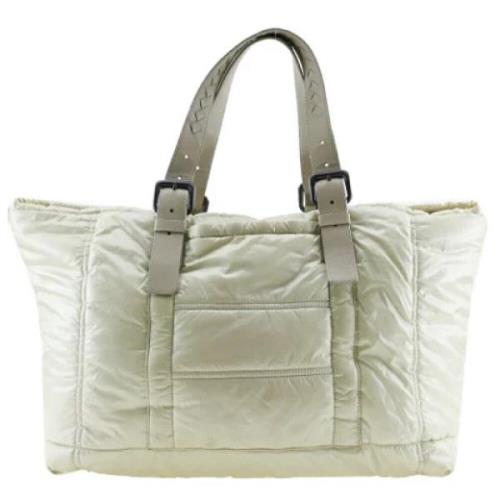 Bottega Veneta Vintage Pre-owned Tyg totevskor Beige, Dam