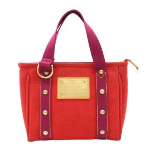 Louis Vuitton Vintage Pre-owned Canvas louis-vuitton-vskor Red, Dam