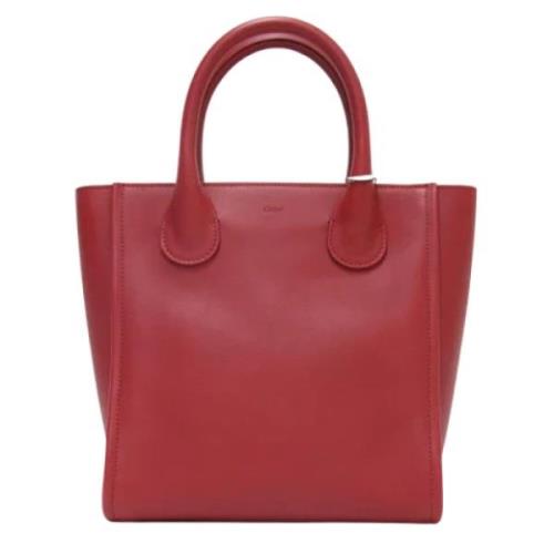 Chloé Pre-owned Pre-owned Laeder totevskor Red, Dam