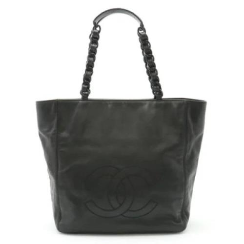 Chanel Vintage Pre-owned Laeder totevskor Black, Dam