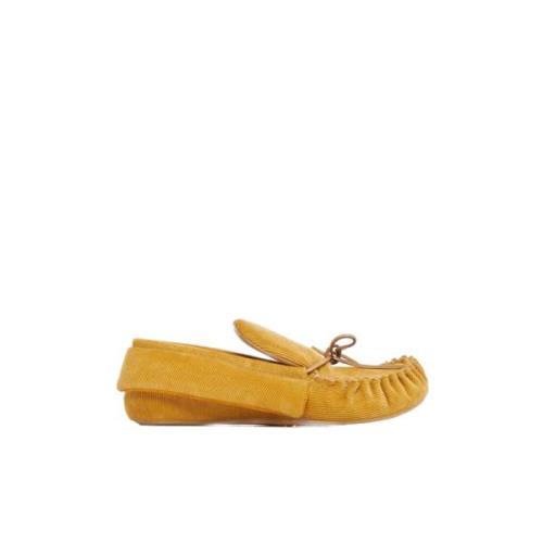 JW Anderson Snygga Platta Skor Yellow, Herr