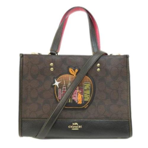 Coach Pre-owned Pre-owned Plast handvskor Brown, Dam