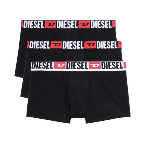 Diesel Boxerbriefs Set med Stretch Bomull Black, Herr