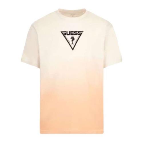 Guess Kortärmad T-shirt Orange, Herr