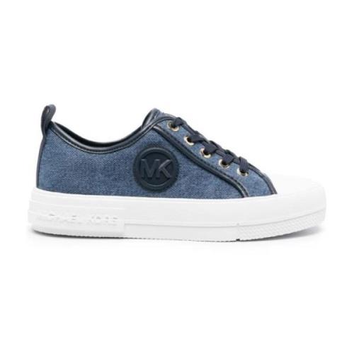 Michael Kors Denim Snörskor Blue, Dam