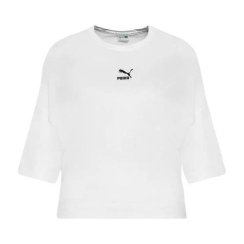 Puma Kortärmad T-shirt White, Dam