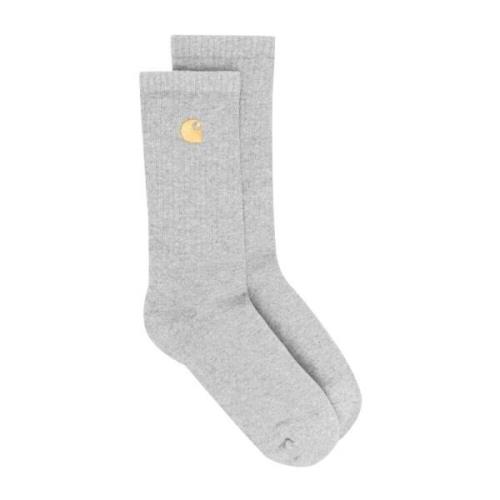 Carhartt Wip Chase Socks med fransk terrypanel Gray, Herr