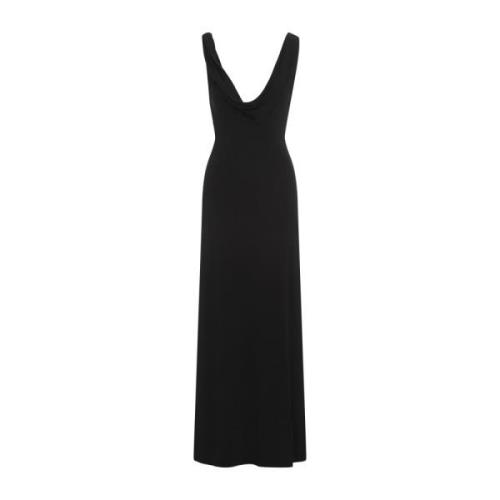 TotêMe Svart Elegant Klänning Aw24 Black, Dam