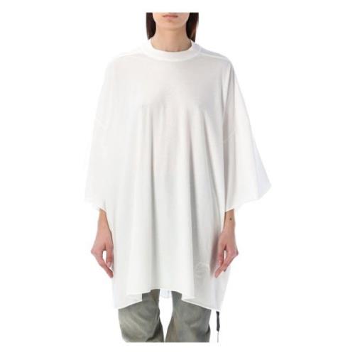 Rick Owens Dam Crewneck T-shirt Oversized Passform White, Dam