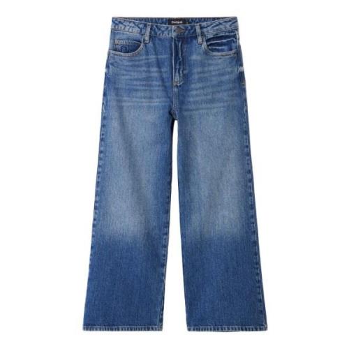 Desigual Denim Beryl Jeans Höst/Vinter Kollektion Blue, Dam