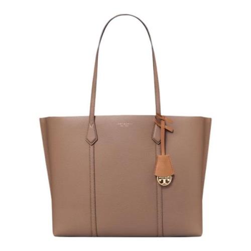 Tory Burch Triple-Compartment Tote - Clam Shell Brown, Dam