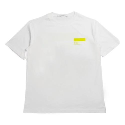 Affxwrks Vit Bomull T-shirt Ss24T02Ow White, Herr