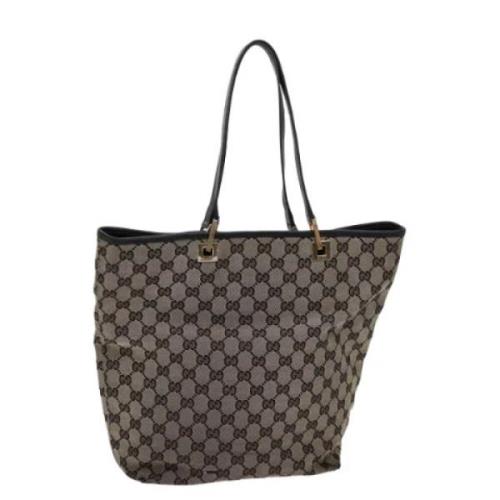 Gucci Vintage Pre-owned Canvas totevskor Brown, Dam