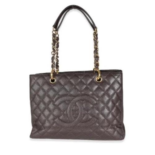 Chanel Vintage Pre-owned Laeder totevskor Brown, Dam