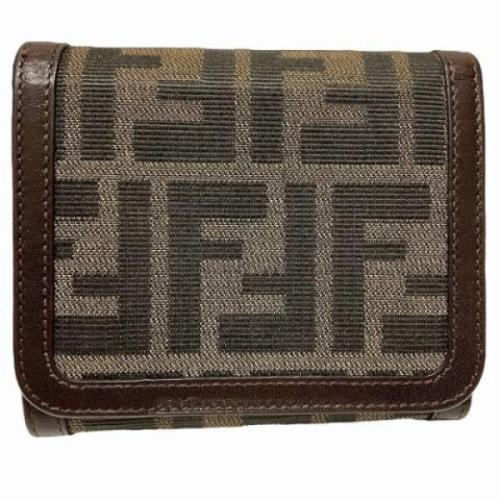 Fendi Vintage Pre-owned Laeder plnbcker Brown, Dam