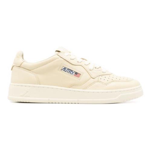 Autry Låg Top Medalist Sneakers Beige, Herr