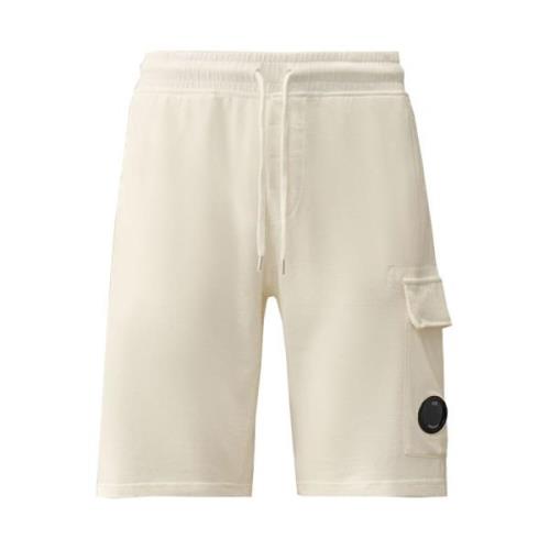 C.p. Company Cargo Ficka Bermuda Shorts White, Herr