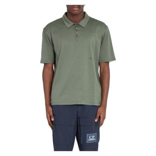 C.p. Company Polo Shirts Green, Herr