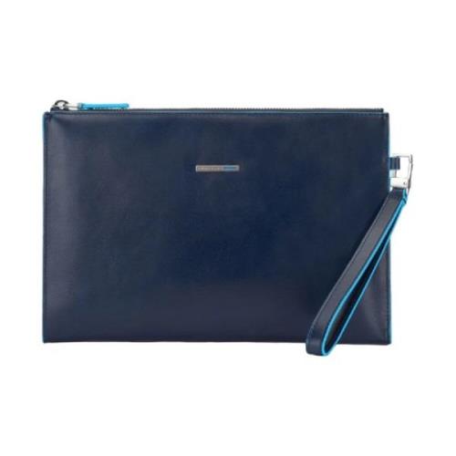 Piquadro Slimmat iPad Mini Fodral med Glasögonficka Blue, Herr