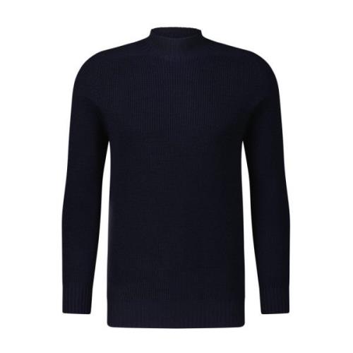 Gran Sasso Ull Turtleneck Tröja Blue, Herr