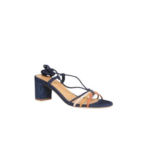 Sessun High Heel Sandals Blue, Dam