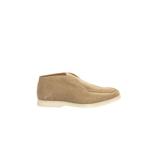 Cerruti 1881 Herr Läder Mockasin Casual Skor Beige, Herr