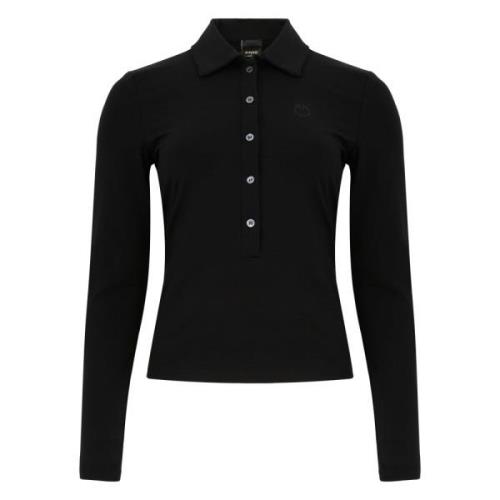 Pinko Svarta T-shirts och Polos Black, Dam