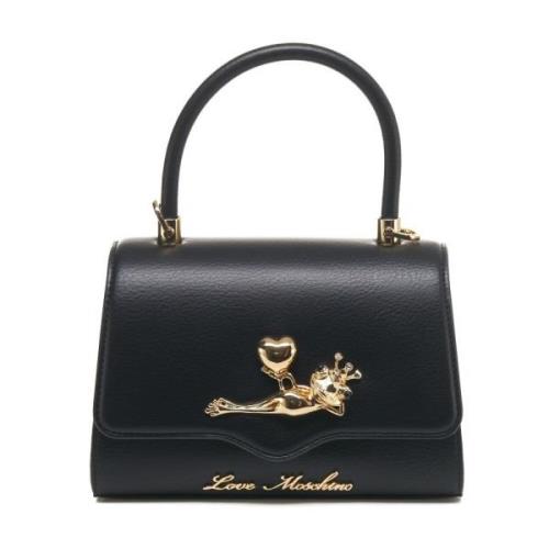 Love Moschino Svart handväska Aw24 Black, Dam