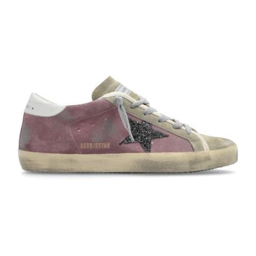 Golden Goose Sportskor Super-Star Classic Med Lista Purple, Dam