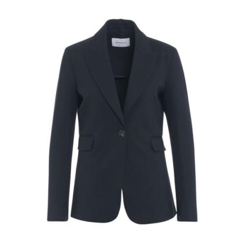 Gender Blå Blazer Aw24 Blue, Dam