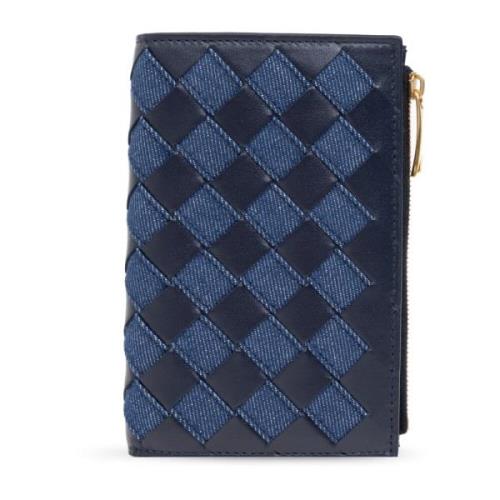 Bottega Veneta Plånbok med deniminsatser Blue, Dam