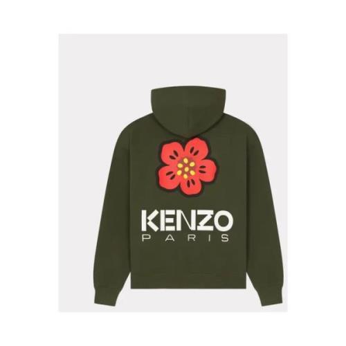 Kenzo Oversize Blommig Sweatshirt Green, Herr