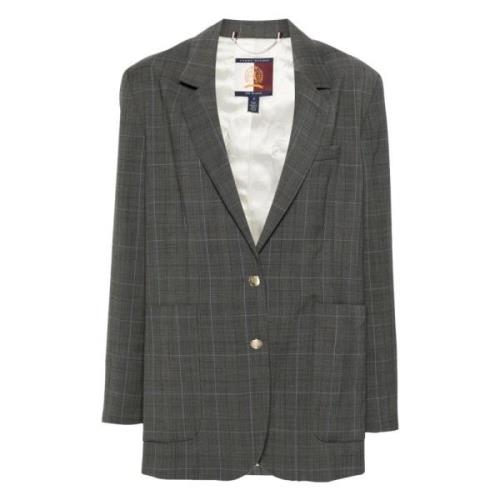 Tommy Hilfiger Heather Club Blazer Gray, Dam