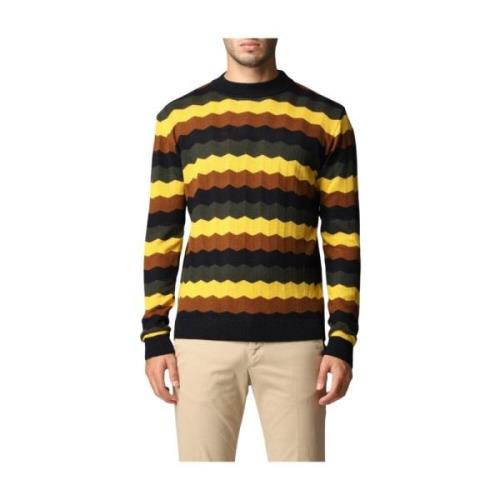 Manuel Ritz Crew Neck Sweater Multicolor, Herr