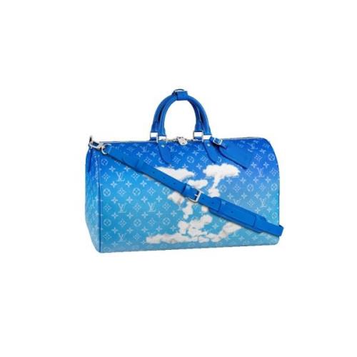 Louis Vuitton Cloud Keepall av Virgil Abloh Blue, Herr