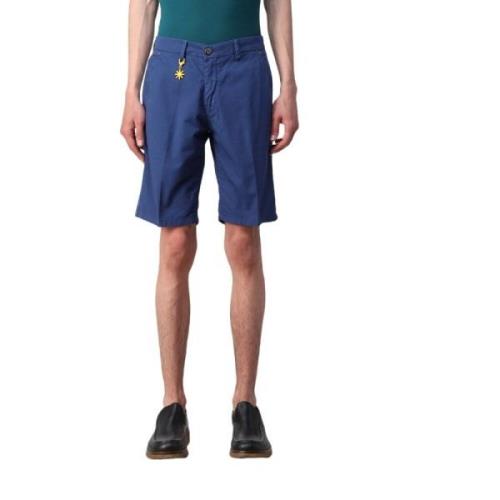 Manuel Ritz Bermuda Shorts för Män Blue, Herr