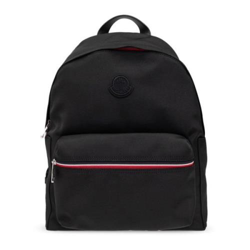 Moncler Ryggsäck med logopatch Black, Herr