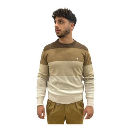 Manuel Ritz Crew Neck Sweater Multicolor, Herr